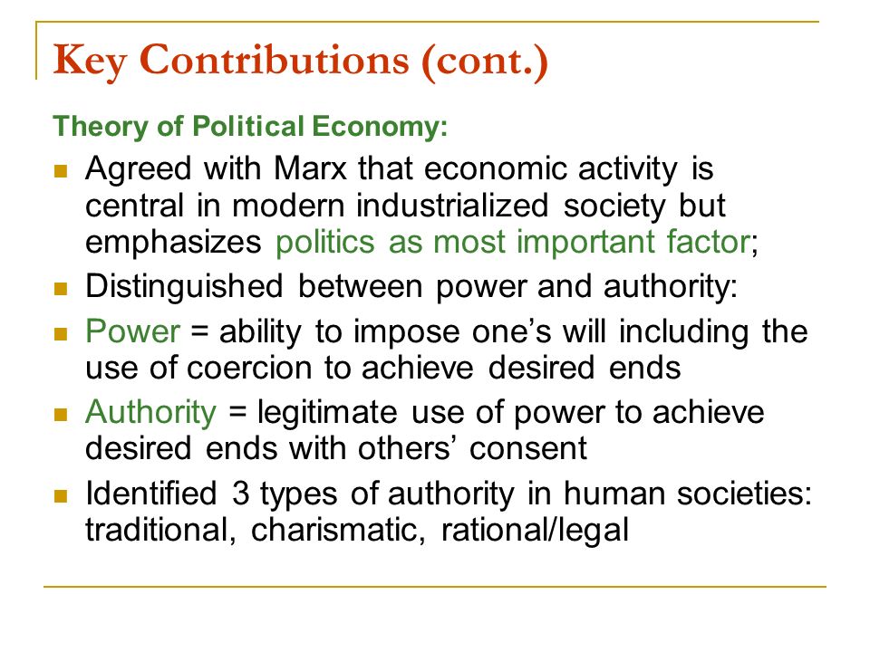 Sources of Governmental Authority